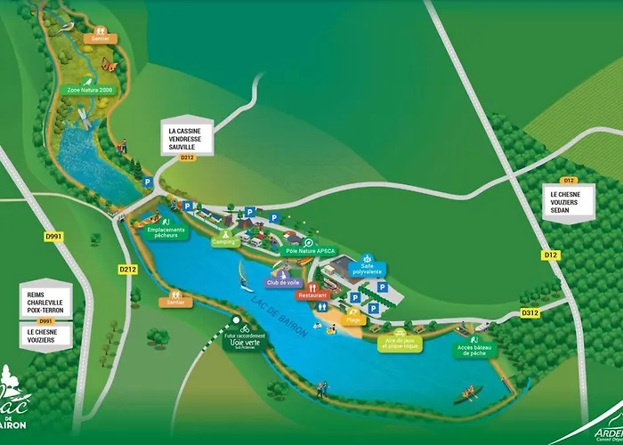 Campsite Mobil-home - Bairon - Bord De *